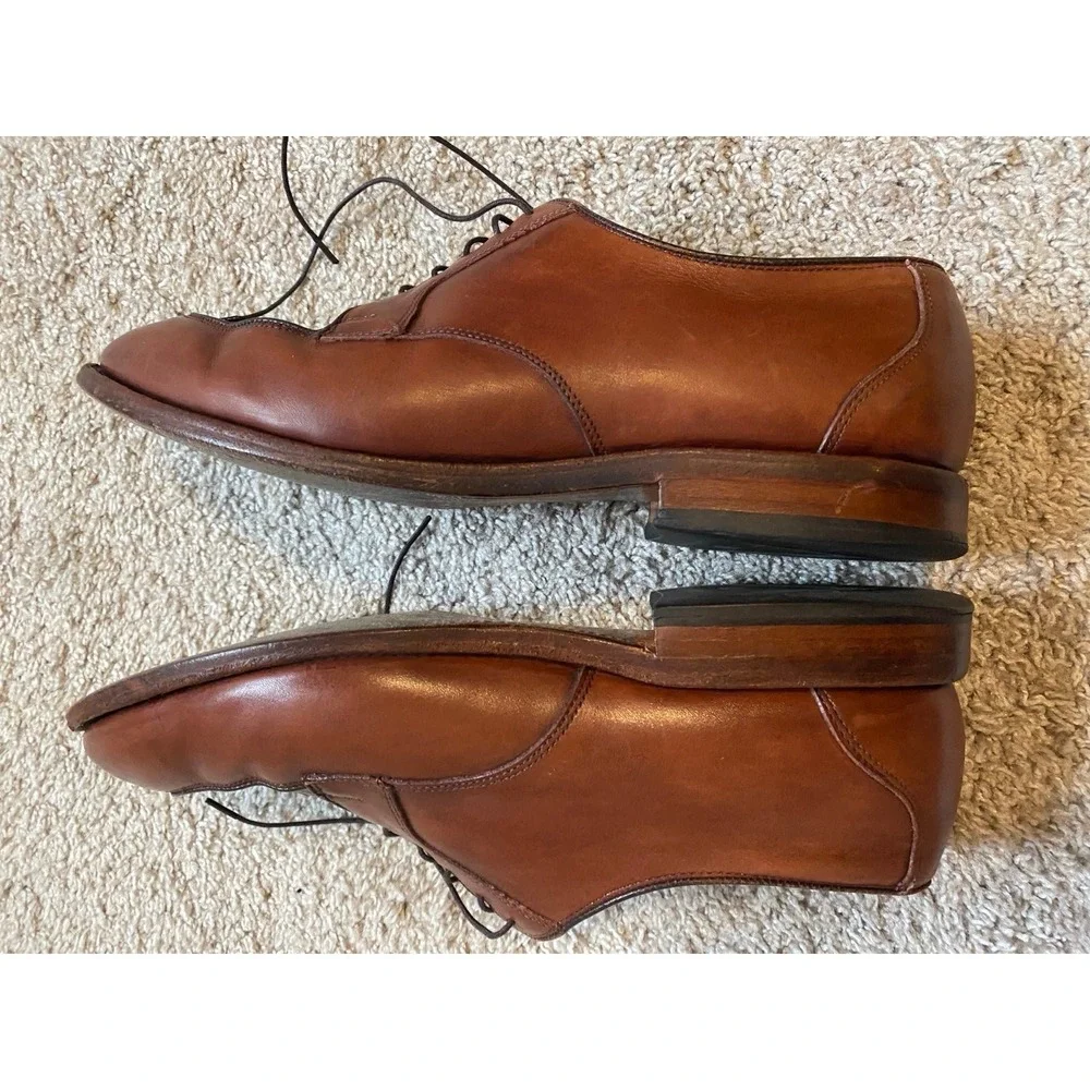 Allen Edmonds Shoes Hersey Men Leather Braided Weave 10.5 Career Event sku2